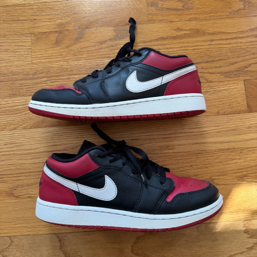 Nike Air Jordan Black and Red Sneakers